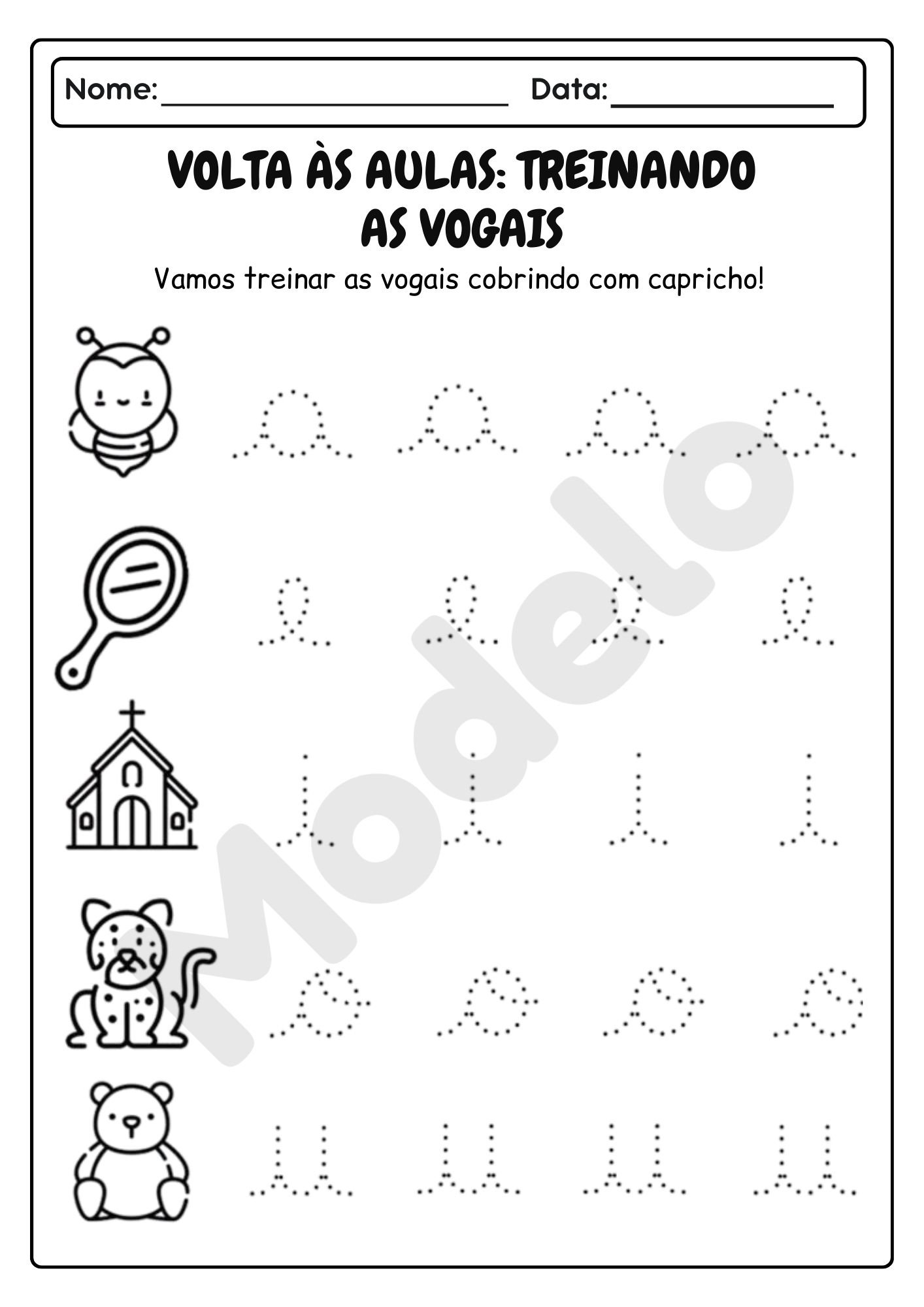 Atividades volta às aulas Educação infantil 11
