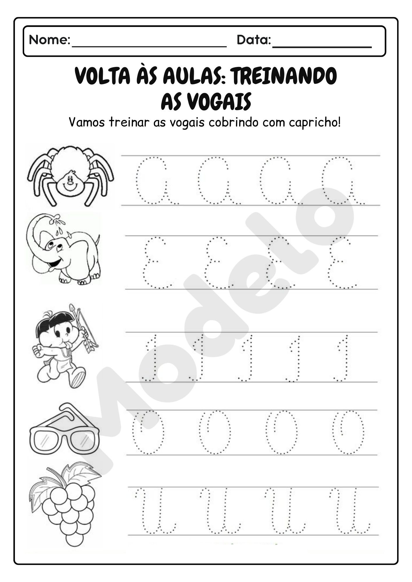 Atividades volta às aulas Educação infantil 12