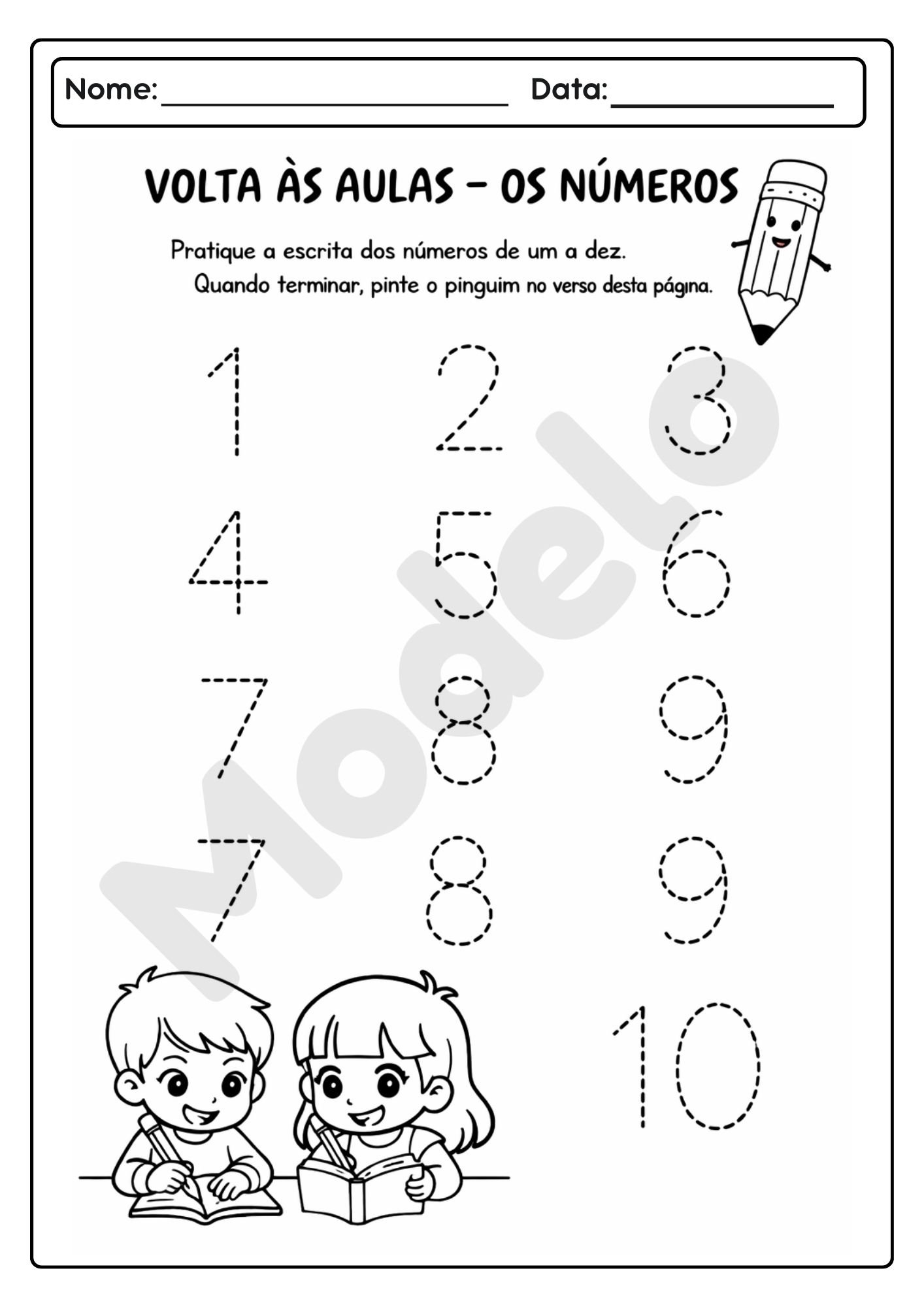 Atividades volta às aulas Educação infantil 2