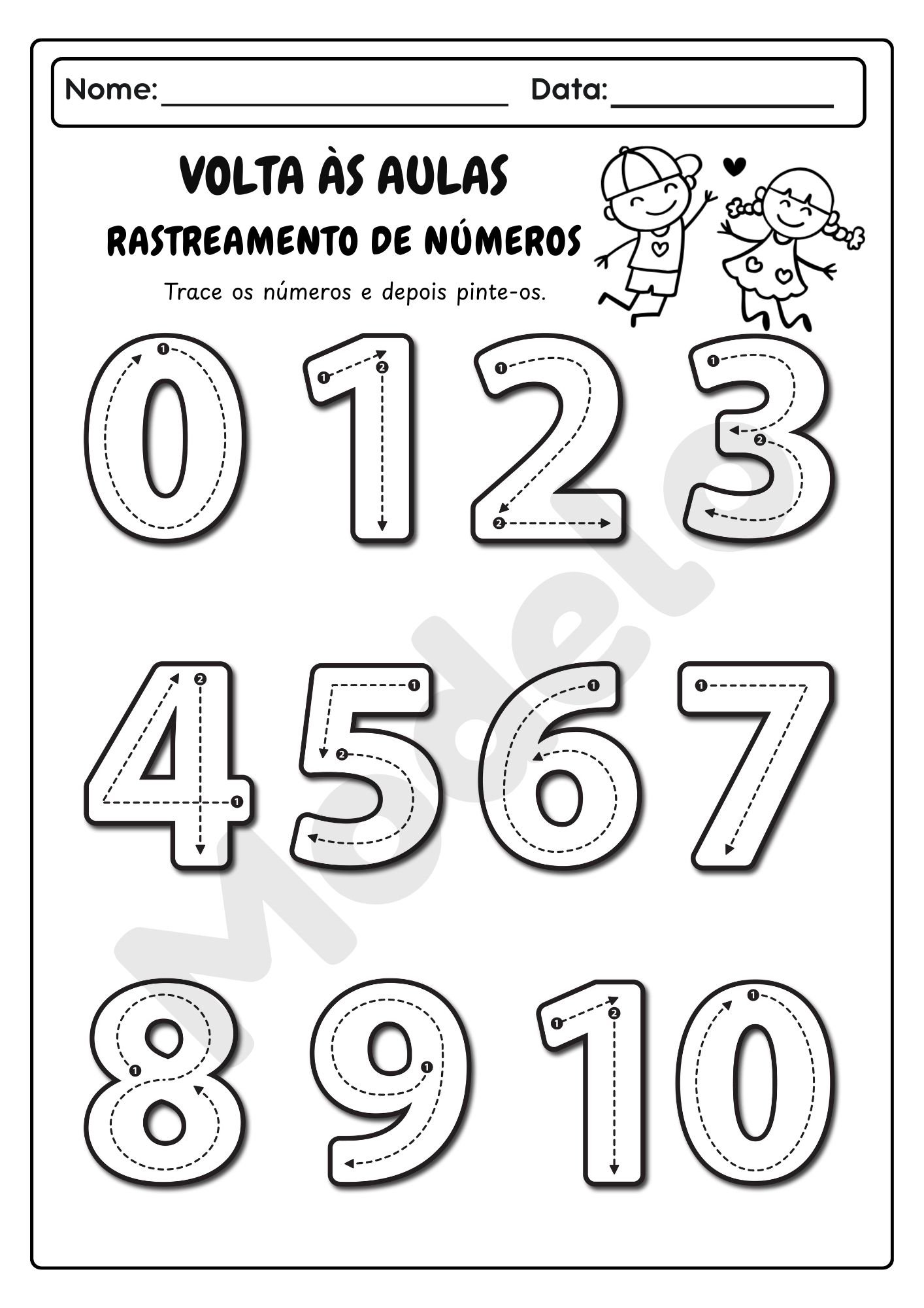 Atividades volta às aulas Educação infantil 3