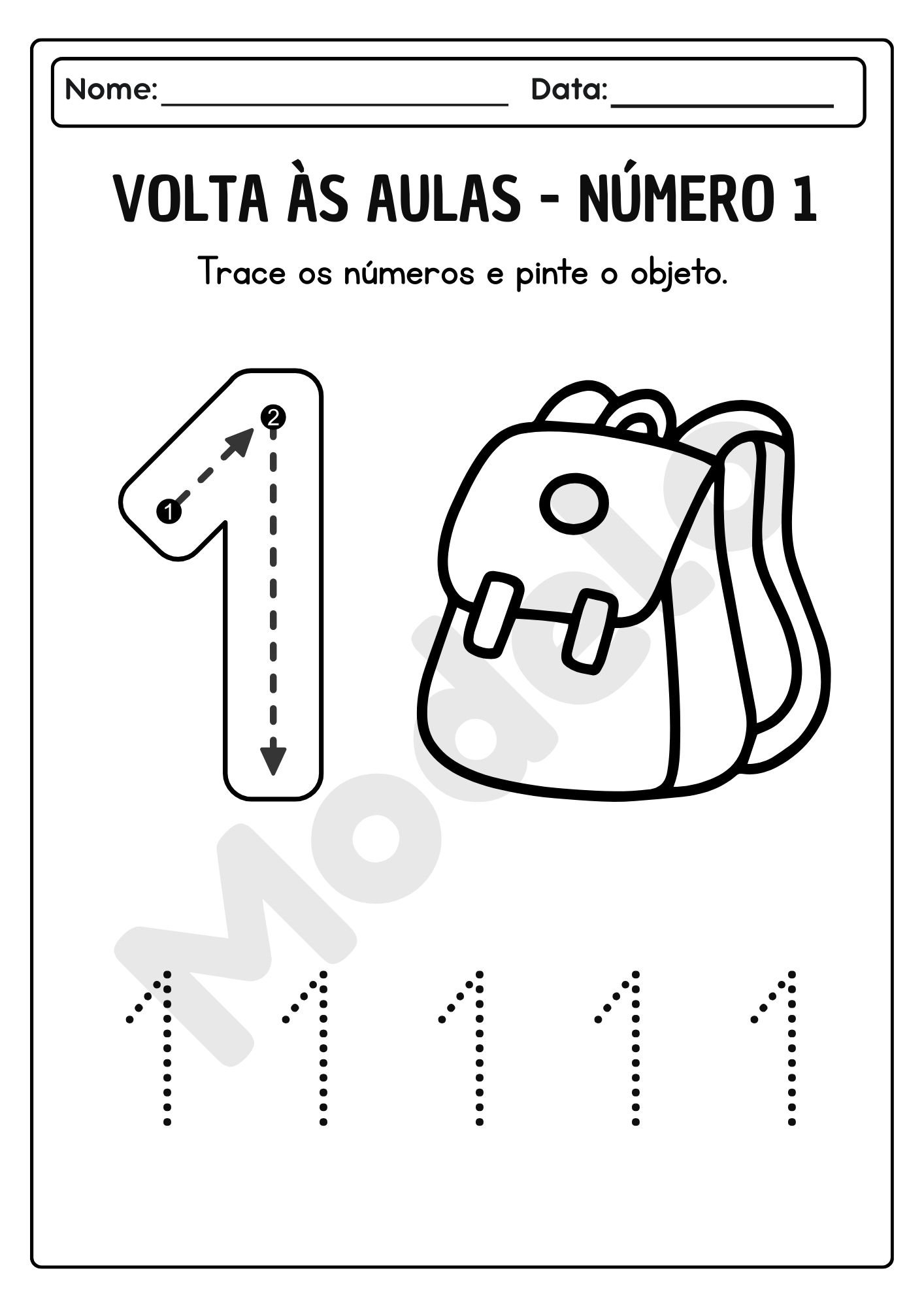 Atividades volta às aulas Educação infantil 7